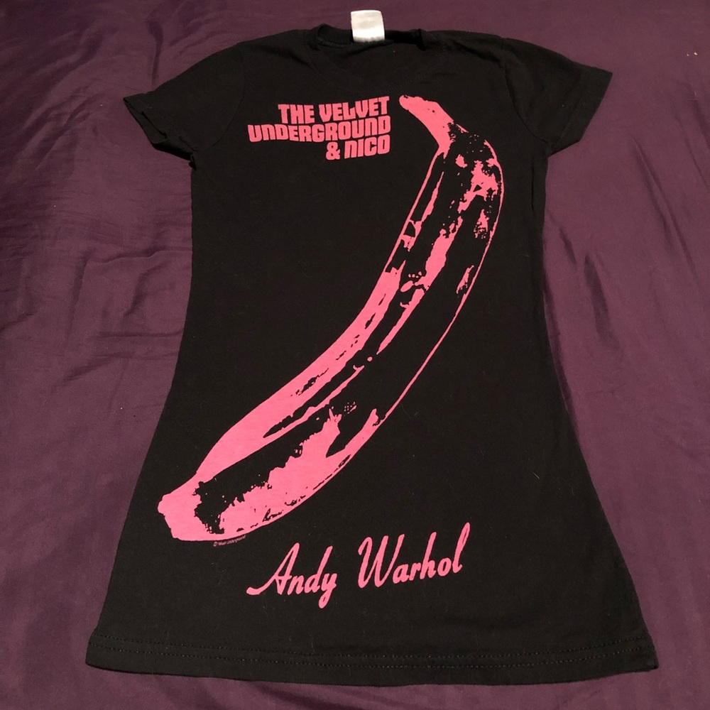 The Velvet Underground Black/pink t-shirt